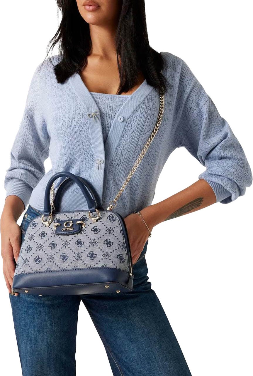Guess Hand- en schoudertas Blue Blauw