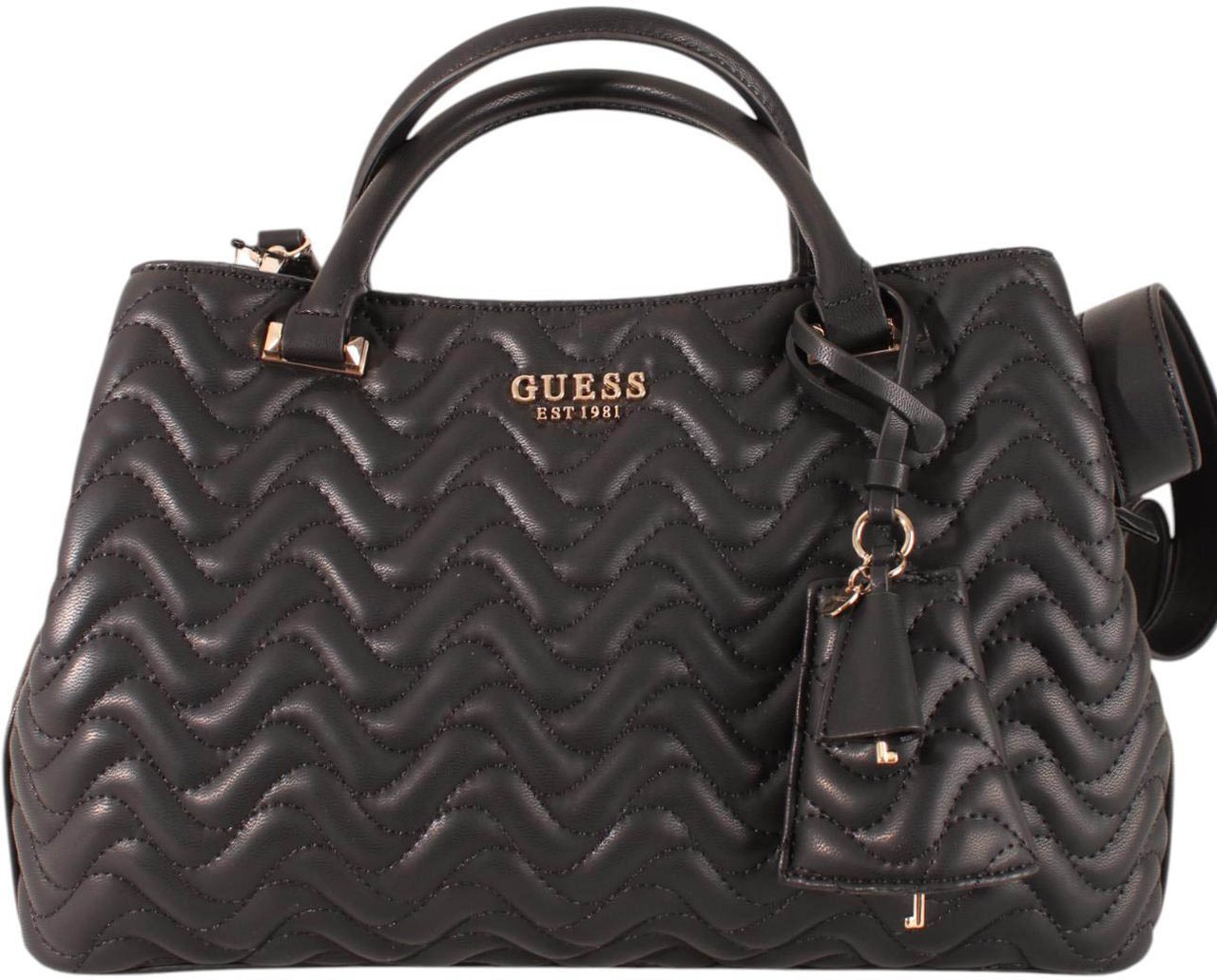 Guess Hand- en schoudertas Black Zwart