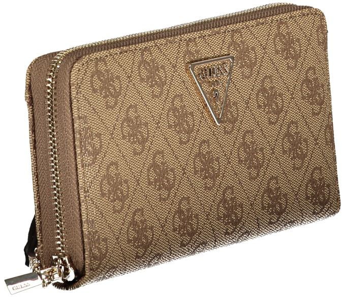 Guess Jeans Beige Polyurethane Women Wallet Beige