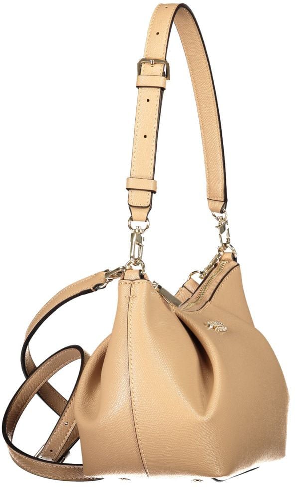 Guess Jeans Beige Polyurethane Women's Bag Beige