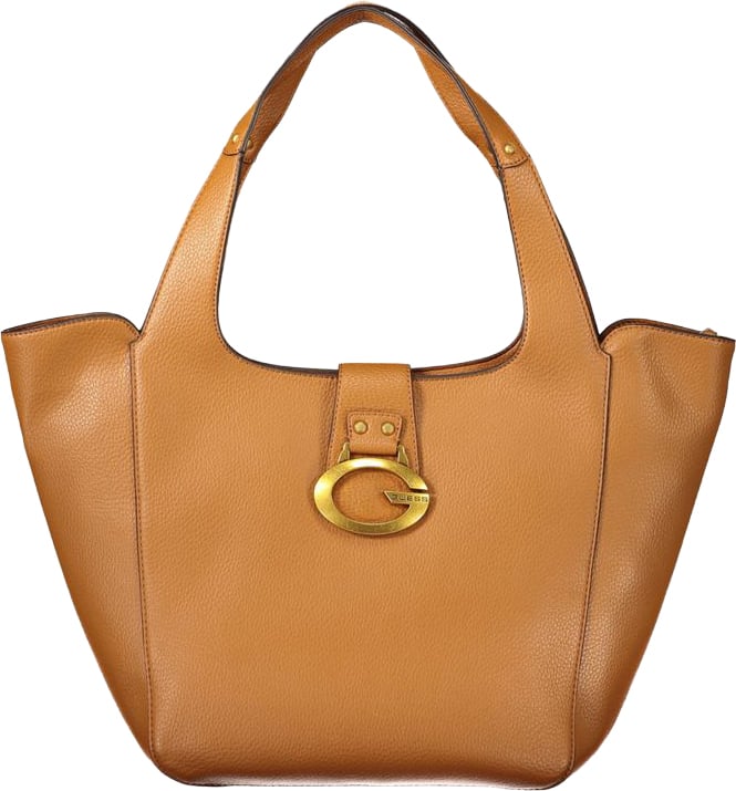 Guess Jeans Brown Polyurethane Women's Bag Bruin
