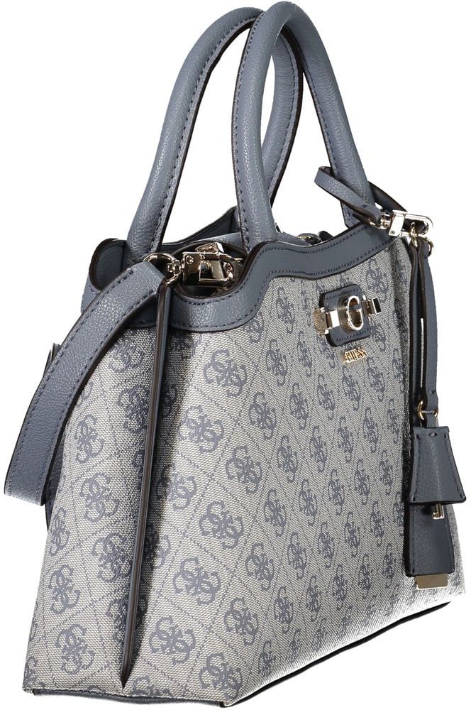 Guess Jeans Azzurro Polyurethane Women's Bag Blauw