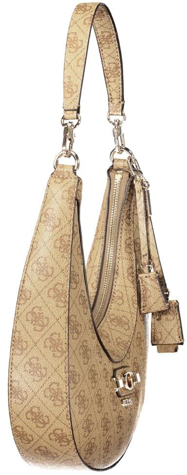 Guess Jeans Beige Polyurethane Women's Bag Beige