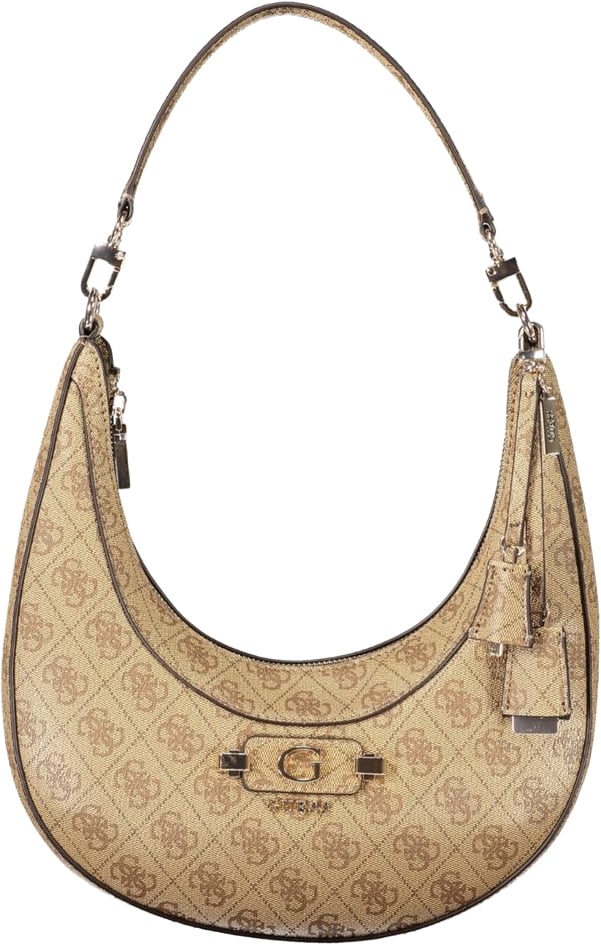 Guess Jeans Beige Polyurethane Women's Bag Beige