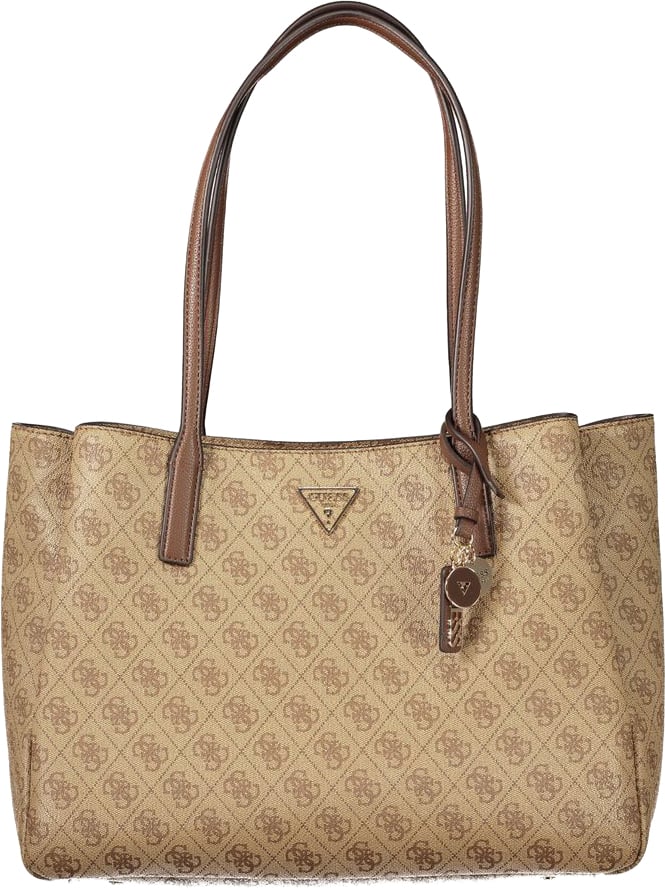 Guess Jeans Beige Polyurethane Women's Bag Beige