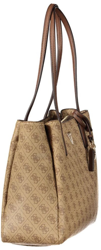 Guess Jeans Beige Polyurethane Women's Bag Beige