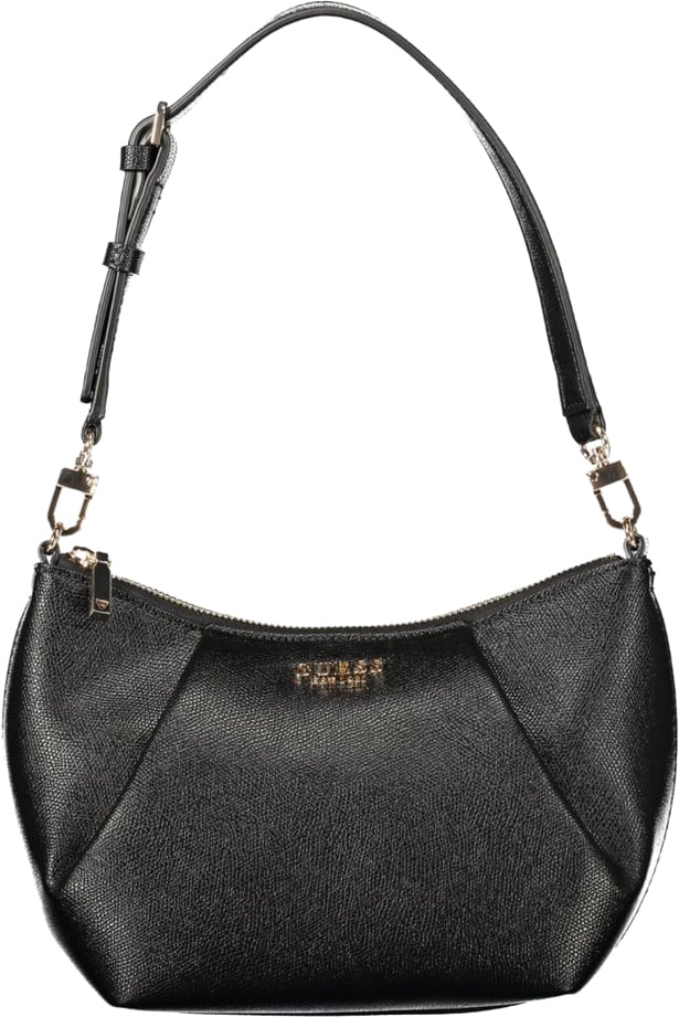 Guess Jeans Black Polyurethane Women's Bag Zwart