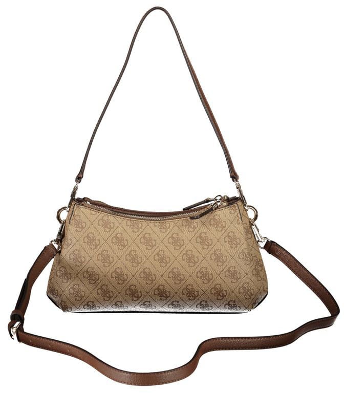 Guess Jeans Beige Polyurethane Women's Bag Beige