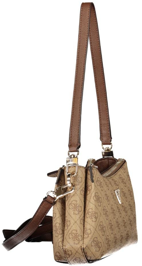 Guess Jeans Beige Polyurethane Women's Bag Beige