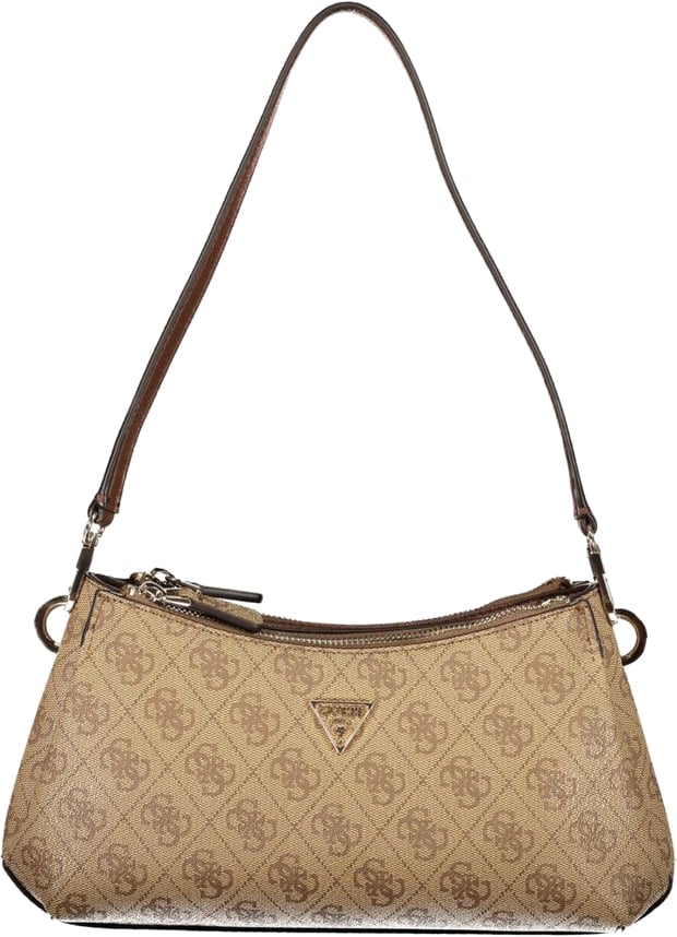 Guess Jeans Beige Polyurethane Women's Bag Beige