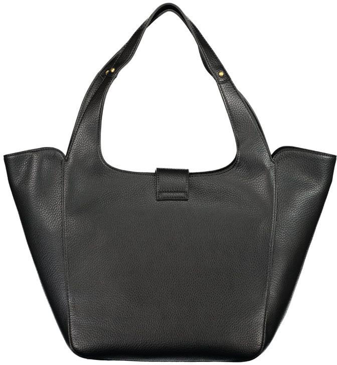 Guess Jeans Black Polyurethane Women's Bag Zwart