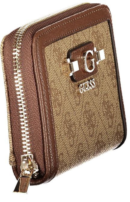 Guess Jeans Beige Polyurethane Women Wallet Beige