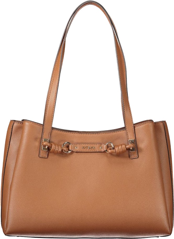 Guess Jeans Brown Polyurethane Women's Bag Bruin