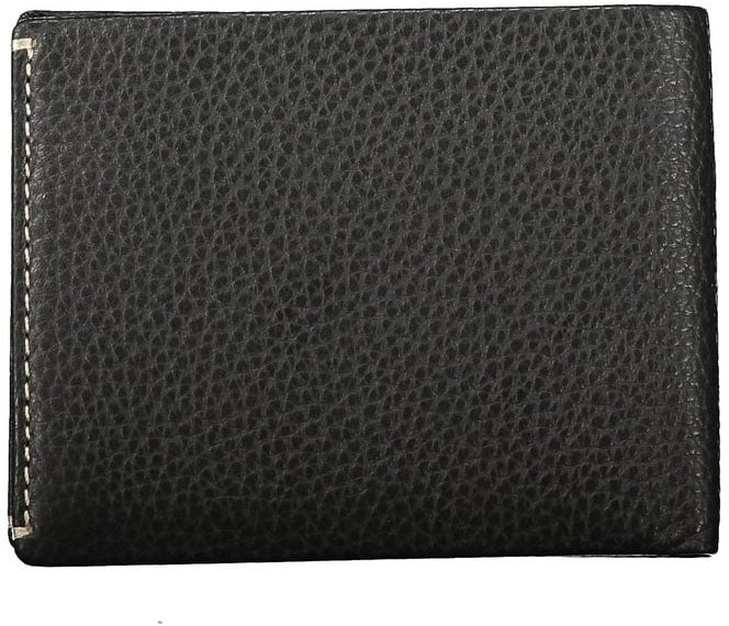 Guess Jeans Black Leather Wallet Zwart