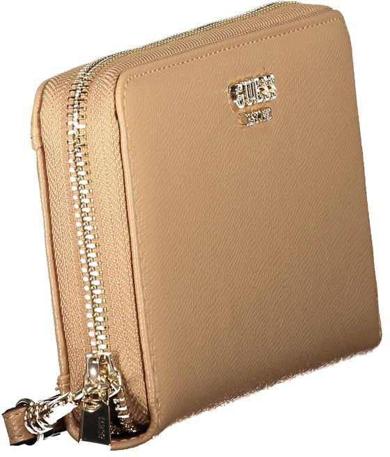 Guess Jeans Beige Polyurethane Women's Wallet Beige