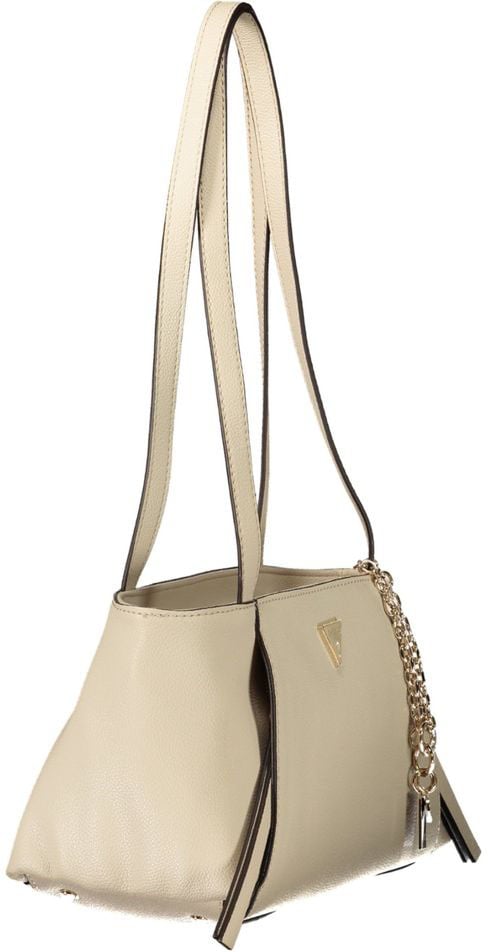 Guess Jeans Beige Polyurethane Women's Bag Beige