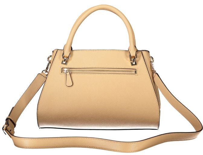 Guess Jeans Beige Polyurethane Women's Bag Beige