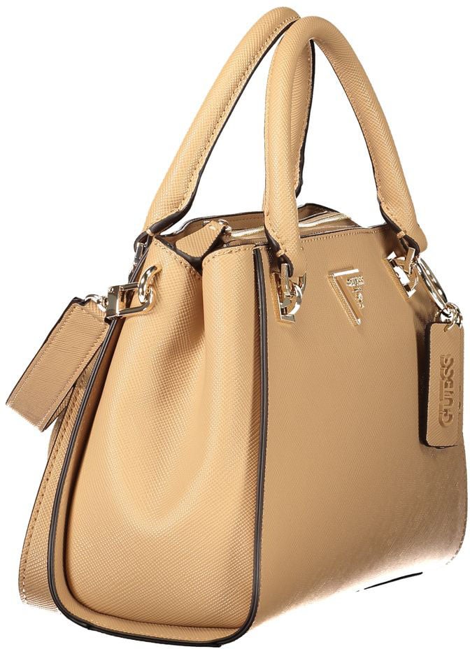 Guess Jeans Beige Polyurethane Women's Bag Beige
