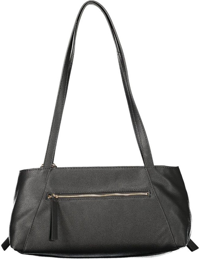 Guess Jeans Black Polyurethane Women's Bag Zwart