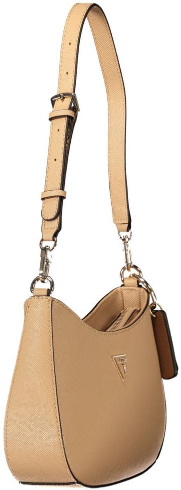 Guess Jeans Beige Polyurethane Women's Bag Beige
