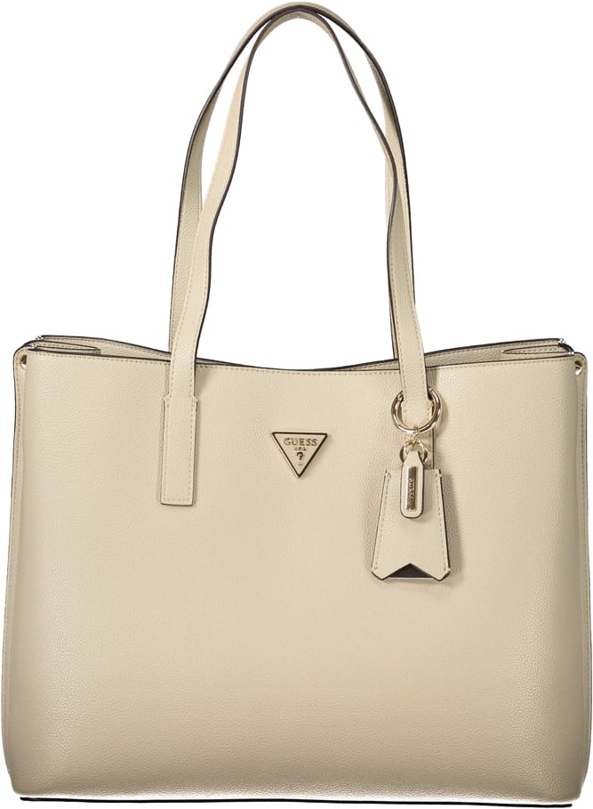 Guess Jeans Beige Polyurethane Women's Bag Beige