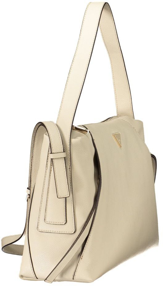 Guess Jeans Beige Polyurethane Women's Bag Beige