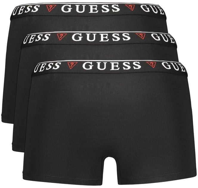 Guess Jeans Black Cotton Men Underwear Zwart