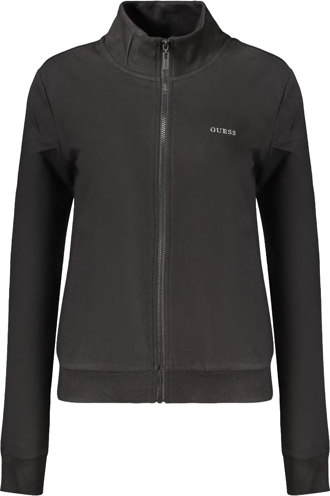 Guess Jeans Black Modal Women's Sweatshirt Zwart
