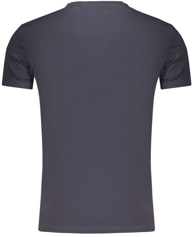 Guess Jeans Blue Cotton Men's T-Shirt Blauw
