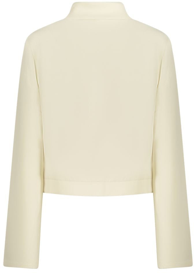 Guess Jeans Bianco Polyester Donna Sweatshirt Wit