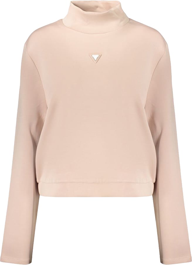 Guess Jeans Pink Polyester Women's Sweatshirt Roze