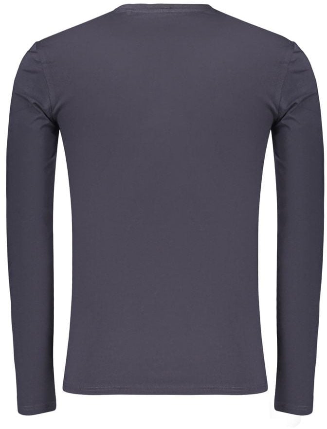 Guess Jeans Blue Cotton Men's T-Shirt Blauw