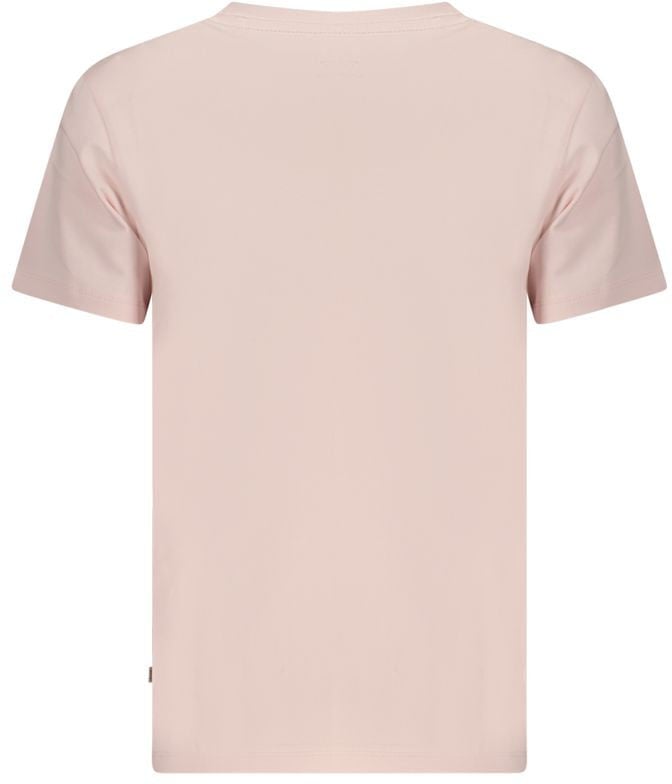 Guess Jeans Rosa Cotton Woman T-Shirt Roze