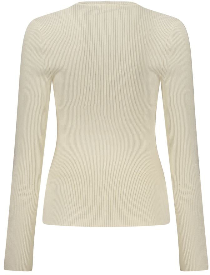 Guess Jeans Bianco Viscose Women Sweater Wit