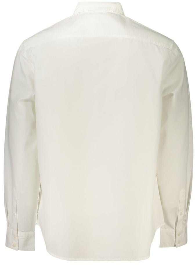 Guess Jeans White Cotton Men's Shirt Wit