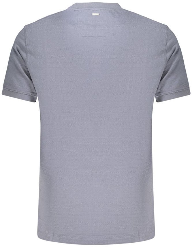 Guess Jeans Blue Cotton Men's T-Shirt Blauw
