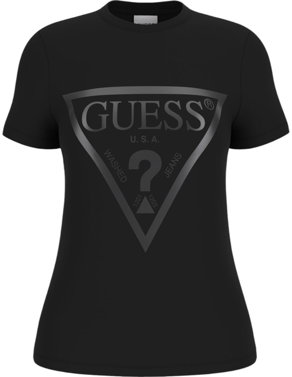 Guess Dames T-Shirt Zwart