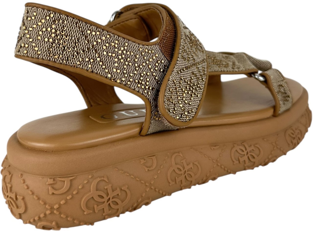 Guess Dames Sandaal Bruin