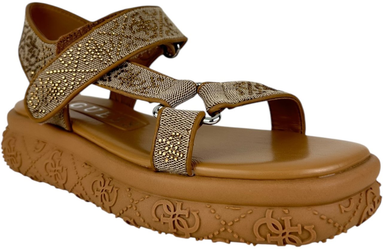 Guess Dames Sandaal Bruin