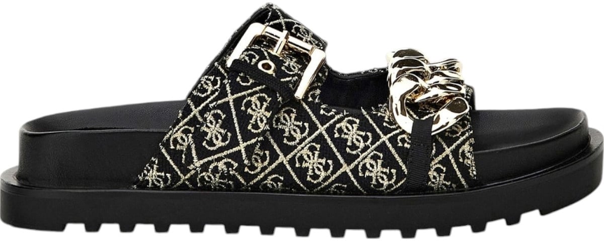 Guess Dames Slipper Zwart