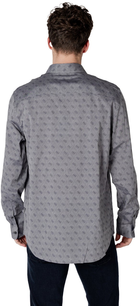 Guess Men Shirt Grijs