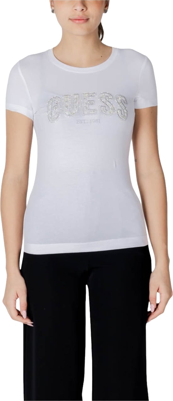 Guess Women T-Shirt Zwart