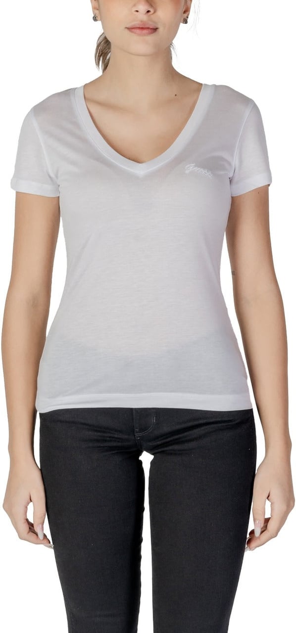 Guess Women T-Shirt Wit