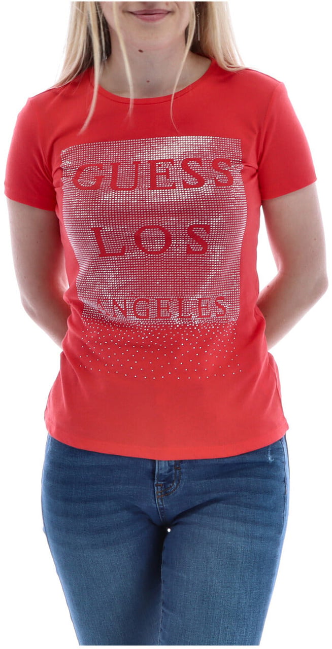 Guess  Women T-Shirt Rood