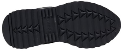 Guess Black Polyethylene Low Top Sneakers Zwart