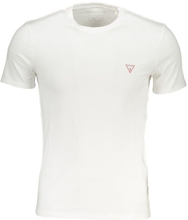Guess Jeans White Organic Cotton Men's T-Shirt Wit