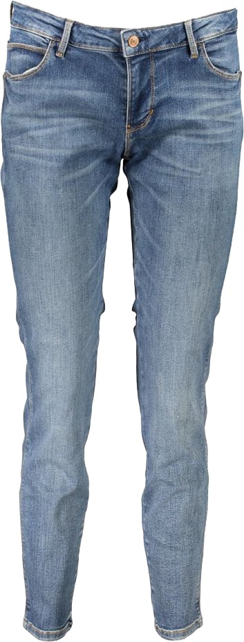 Guess Jeans Blu Cotton Women's Skinny Jean Blauw