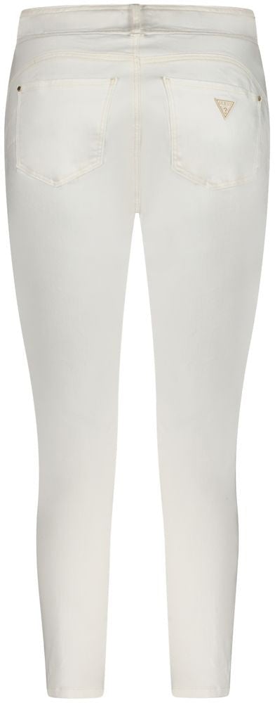 Guess Jeans White Cotton Women's Skinny Jean Wit