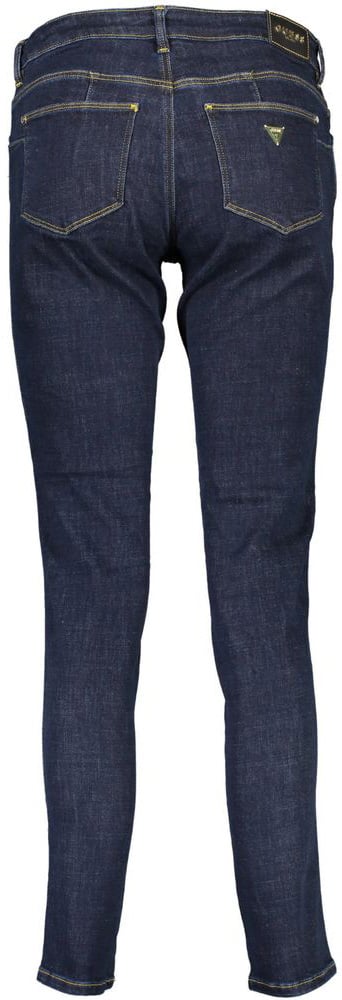 Guess Jeans Blu Recycled Cotton Donna Jeans Blauw