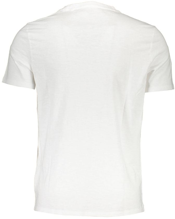 Guess Jeans Bianco Cotton Men's T-Shirt Wit